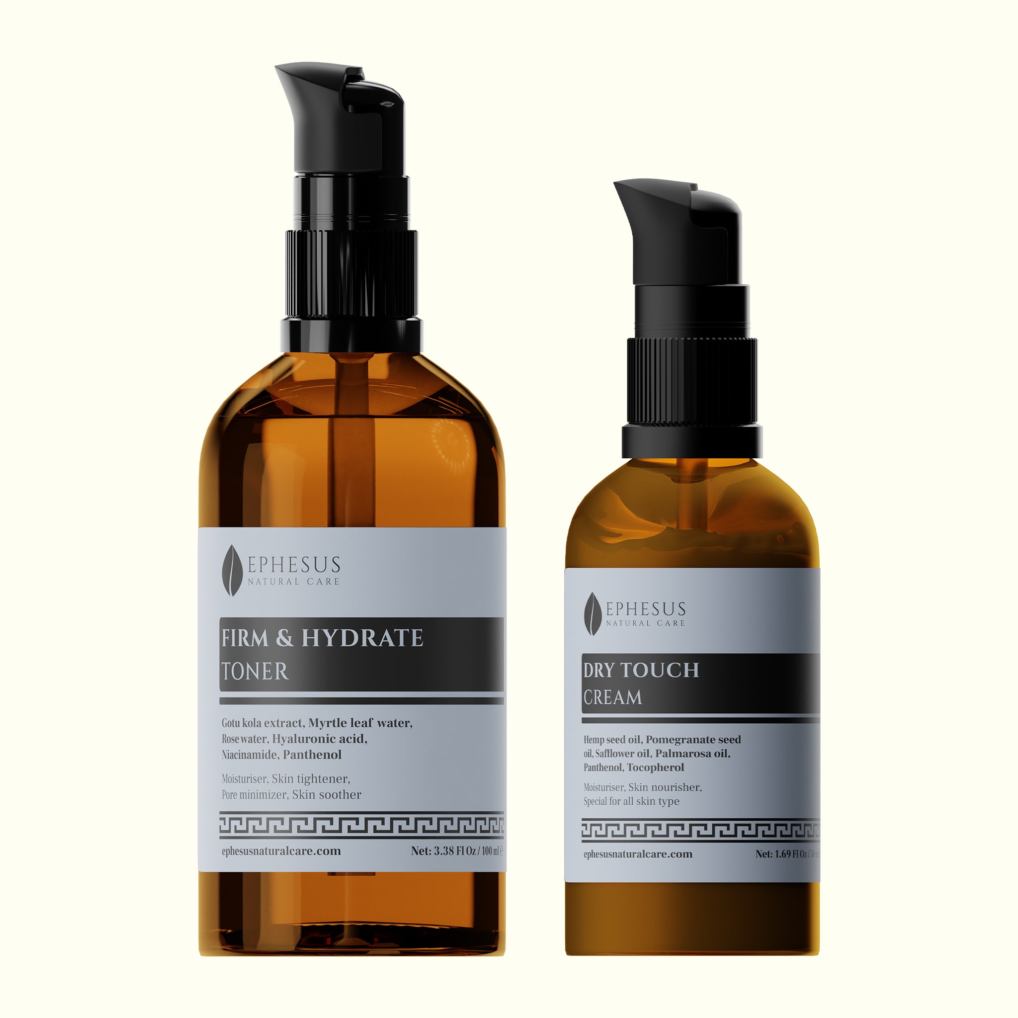 Dry Touch & Firm Hydrate Serisi - Yoğun Nemlendirici ve Besleyici Yüz Kremi ve Toniği