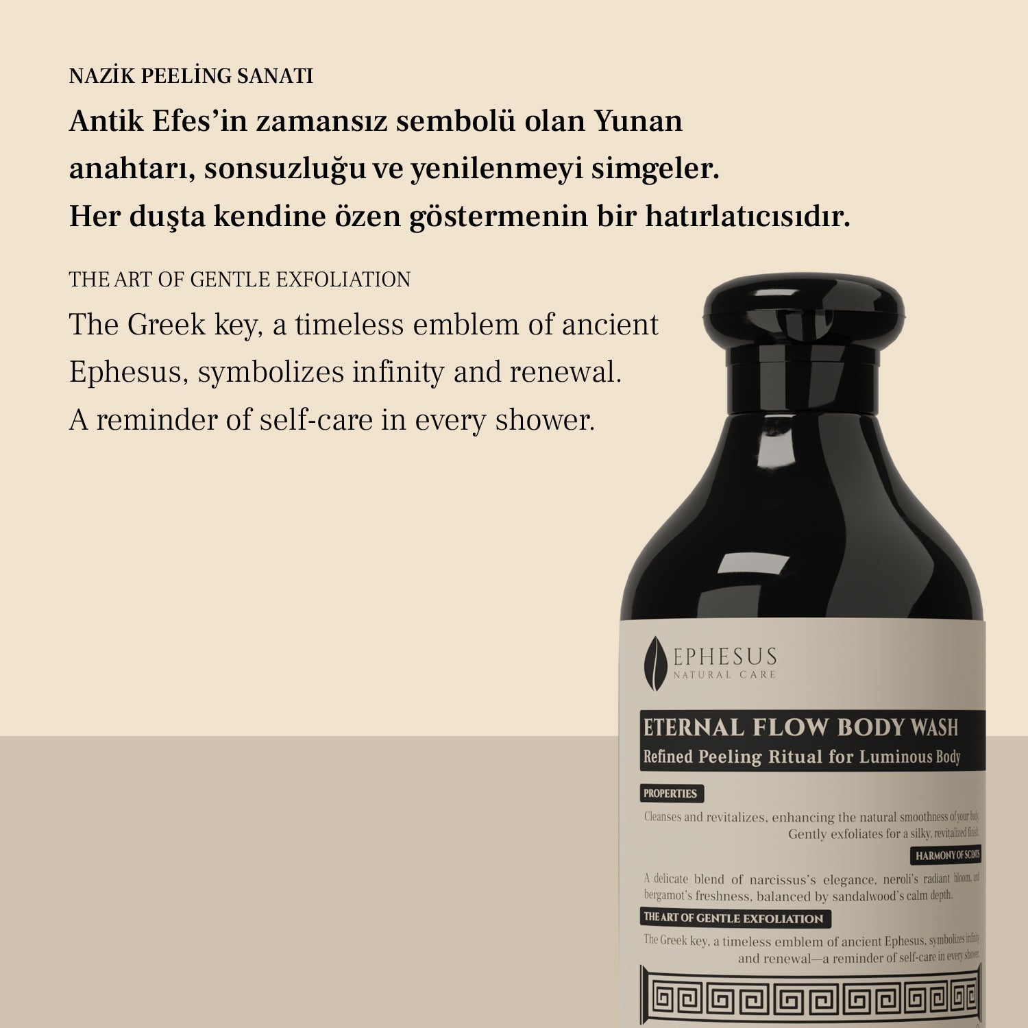 Eternal Flow Body Wash - Peeling Etkili Doğal Vücut Jeli