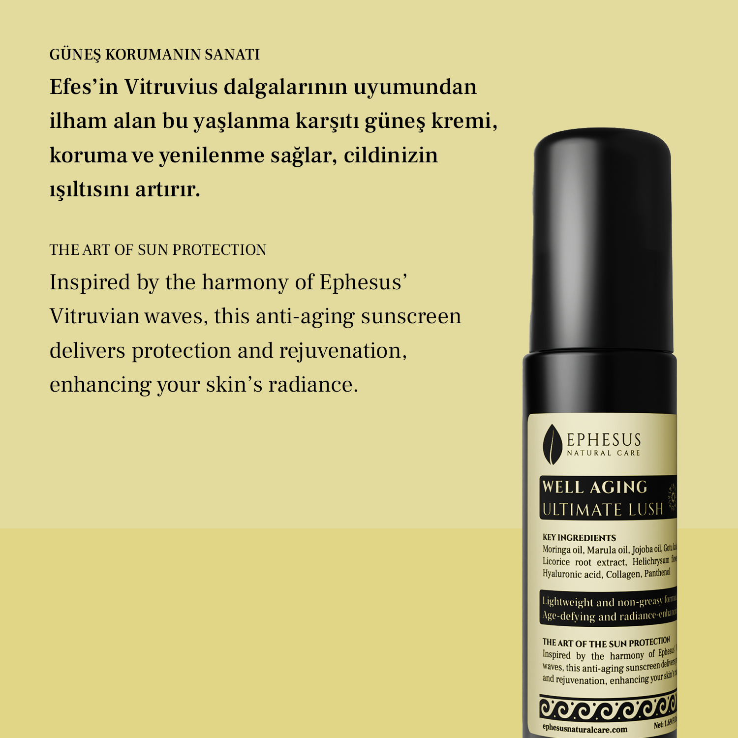 Yaşlanma Karşıtı Güneş Kremi | Well Aging Ultimate Lush SPF 50+