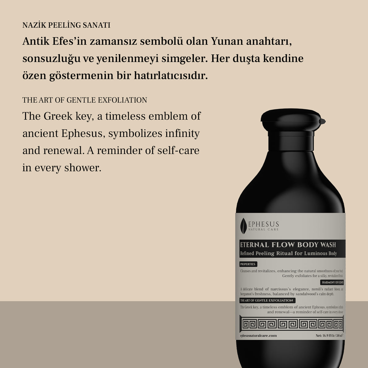 Eternal Flow Body Wash - Peeling Etkili Doğal Vücut Jeli