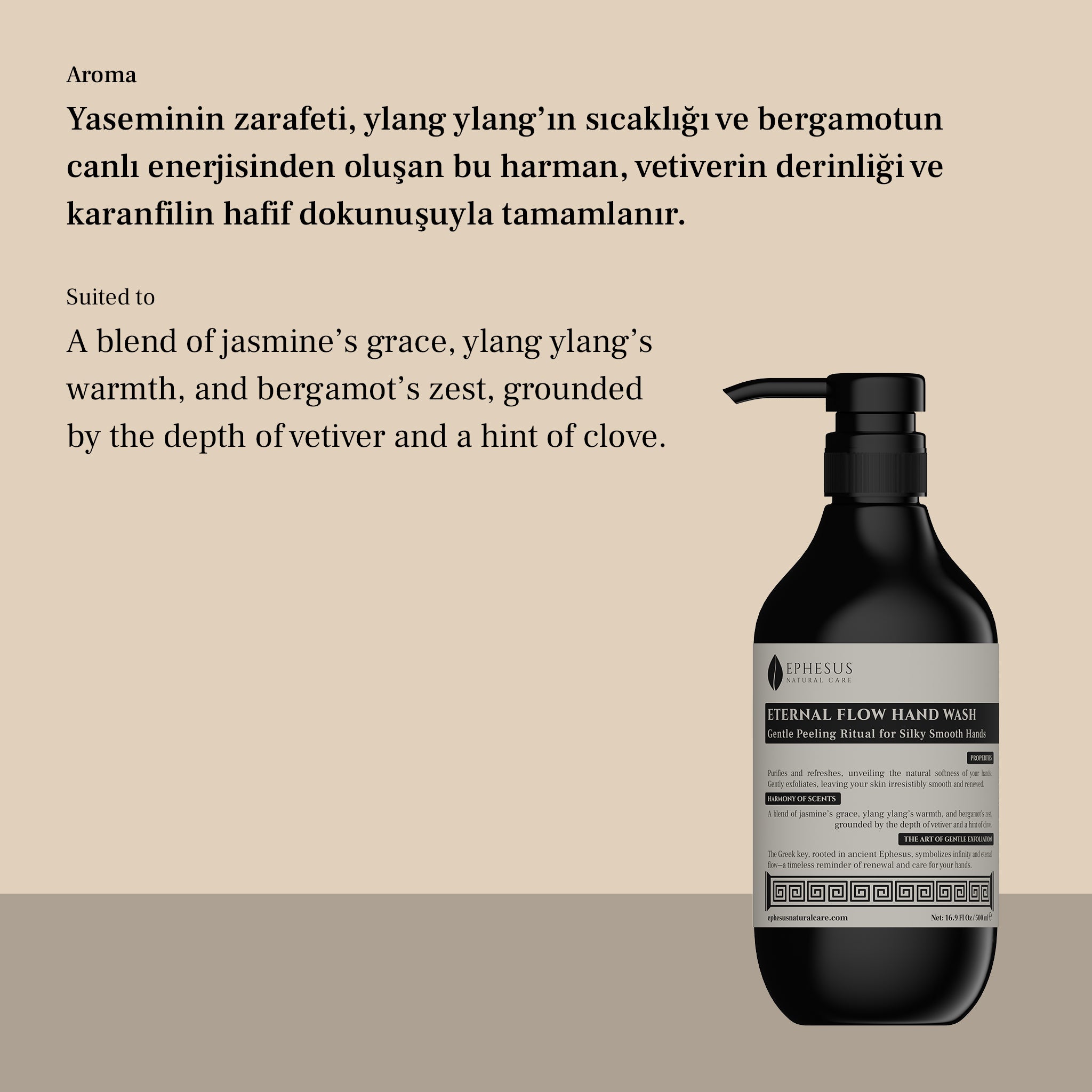 Eternal Flow Hand Wash - Peeling Etkili Doğal El Yıkama Jeli