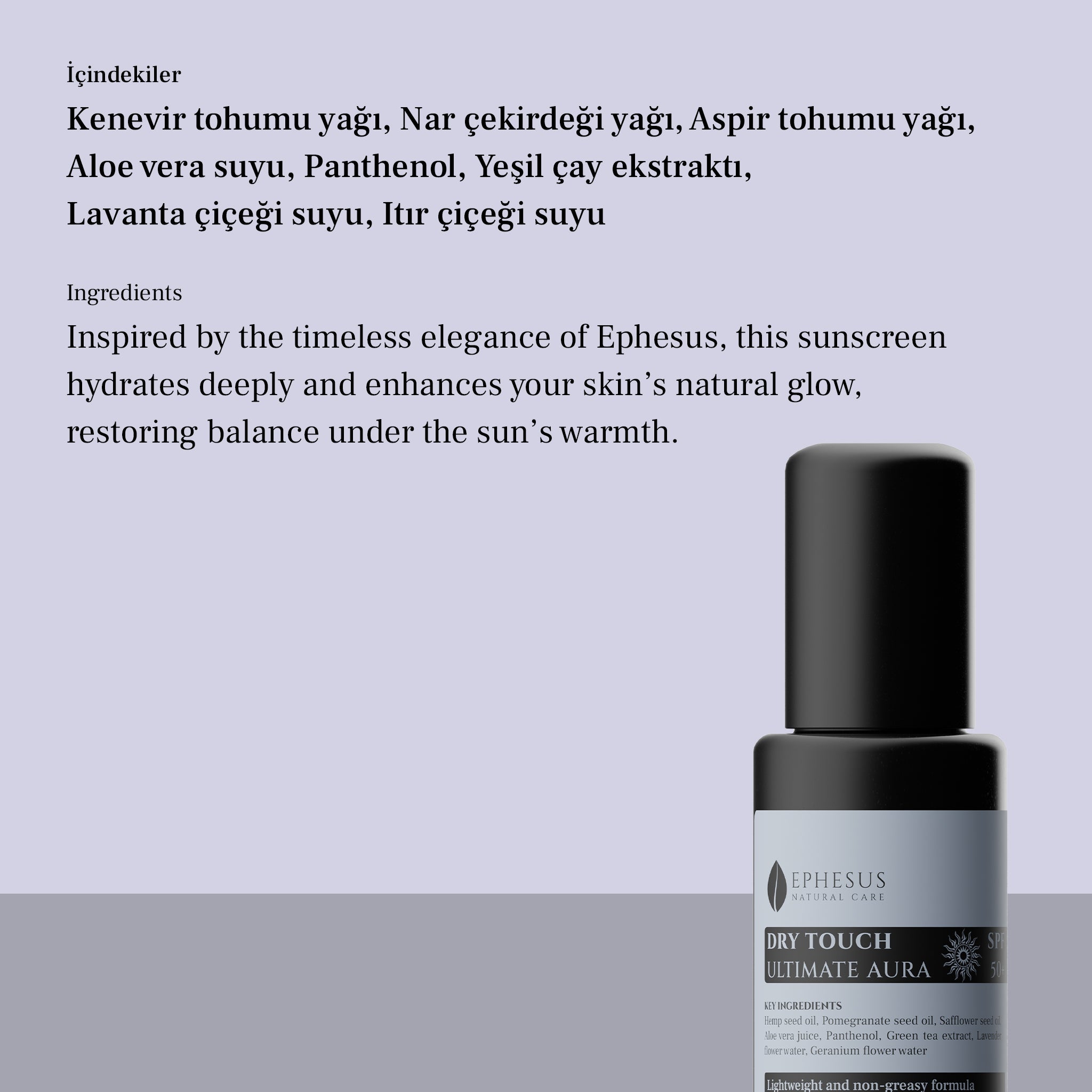 Nemlendirici Güneş Kremi | Dry Touch Ultimate Aura SPF 50+