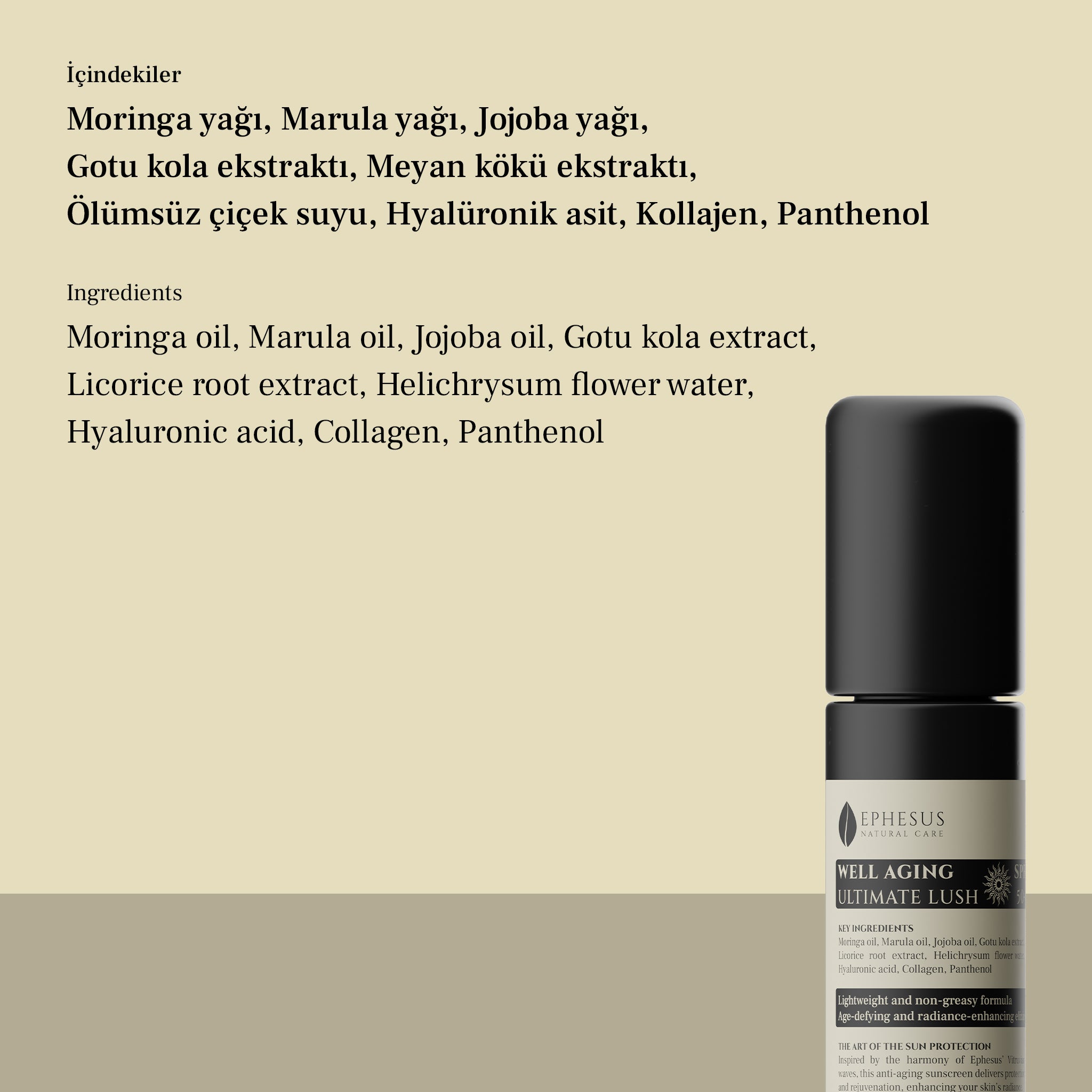 Yaşlanma Karşıtı Güneş Kremi | Well Aging Ultimate Lush SPF 50+