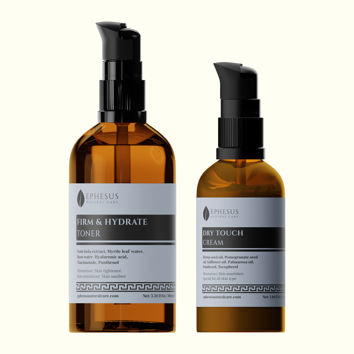 Dry Touch &amp; Firm Hydrate Serisi - Yoğun Nemlendirici ve Besleyici Yüz Kremi ve Toniği