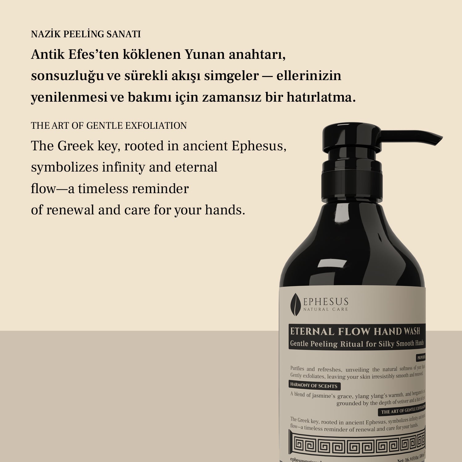 Eternal Flow Hand Wash - Peeling Etkili Doğal El Yıkama Jeli