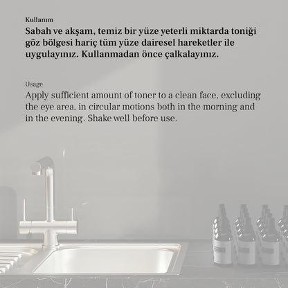 Leke ve İz Giderici Cilt Toniği Kullanma Talimatları - Ephesus Natural Care