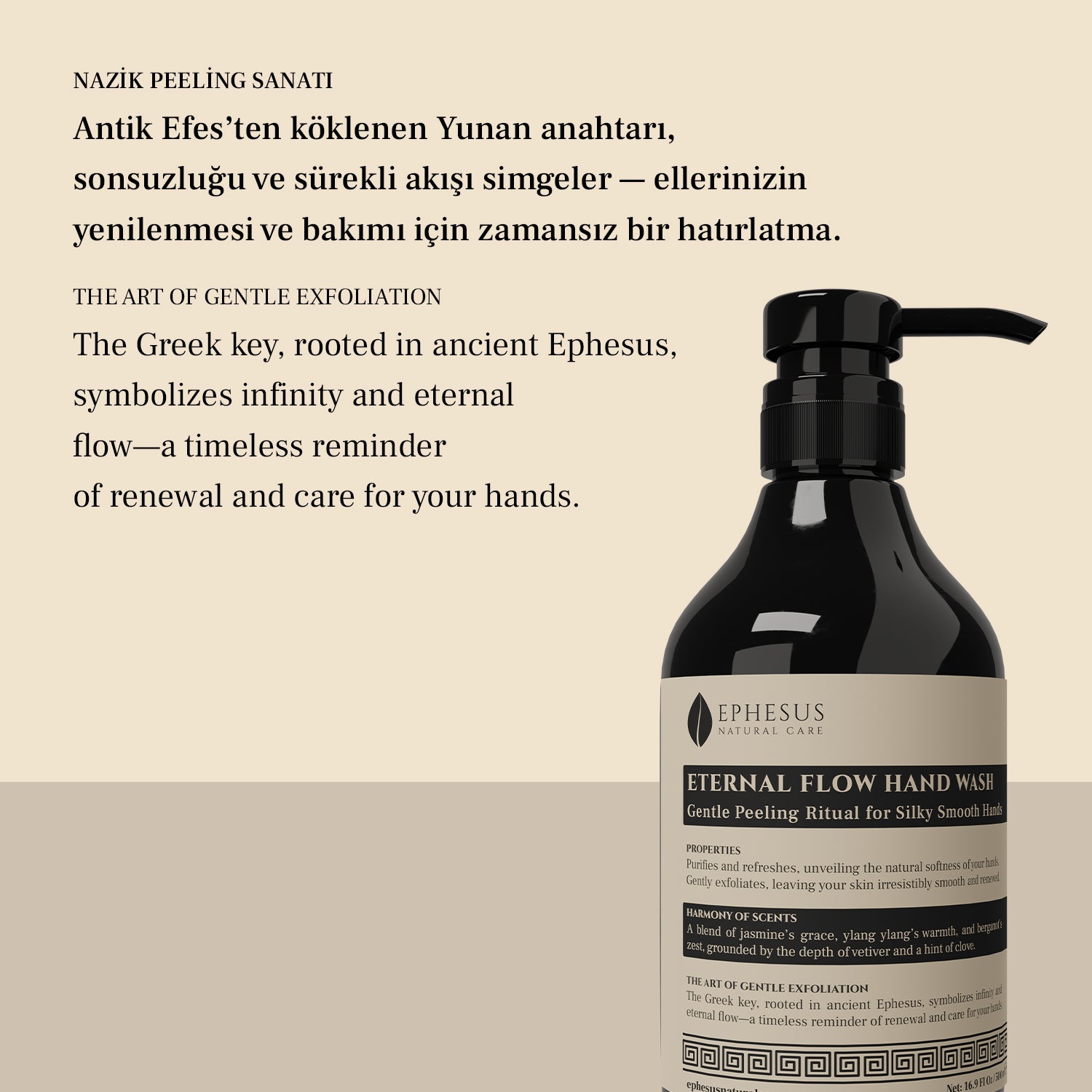 Peeling Etkili Doğal El Sabunu - Eternal Flow Hand Wash - Açıklama Metni