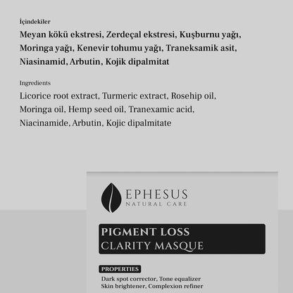 Pigment Loss Clarity Masque - Leke Karşıtı ve Ton Düzenleyici Maske