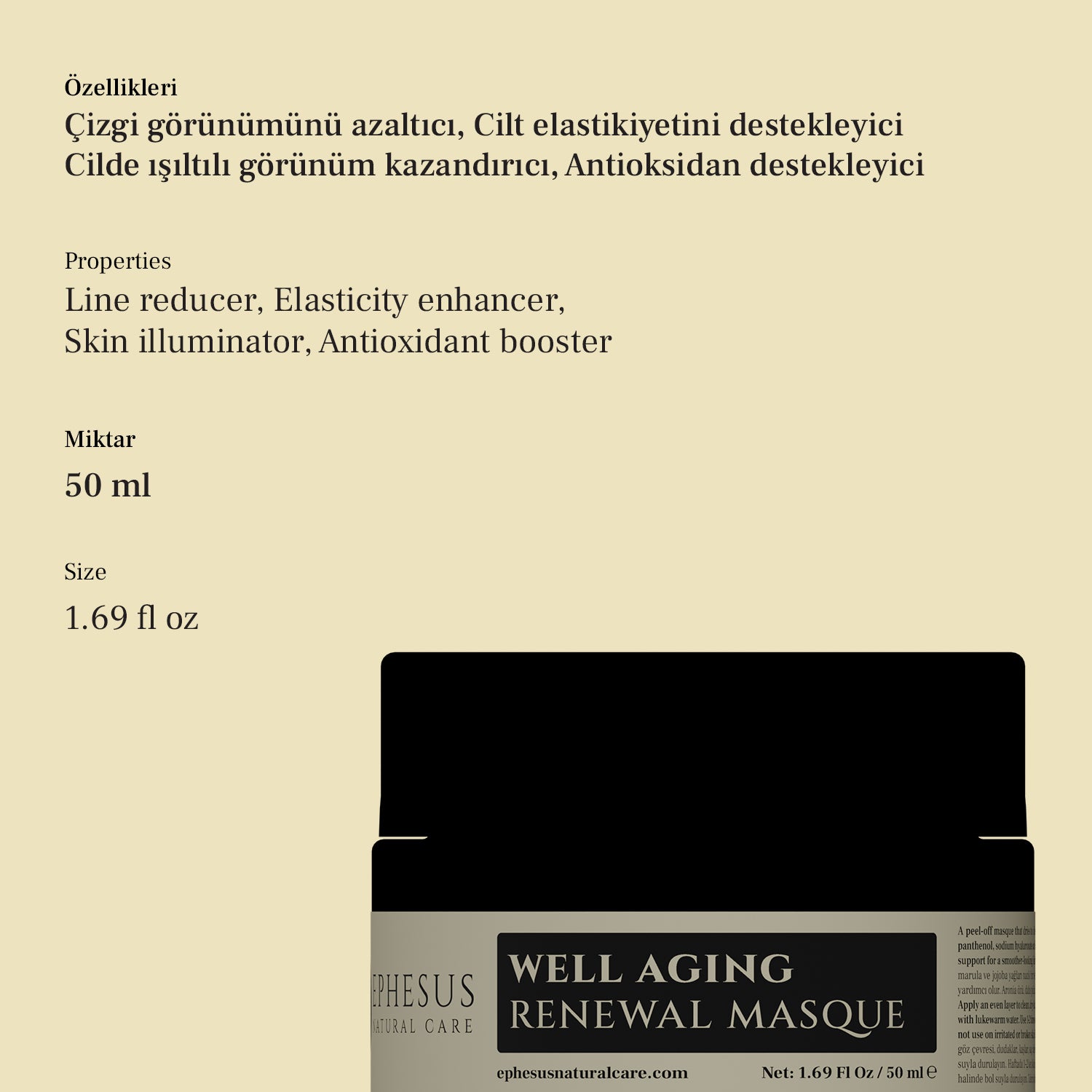 Well Aging Renewal Masque - Çizgi Azaltıcı ve Esneklik Artırıcı Yaşlanma Karşıtı Maske