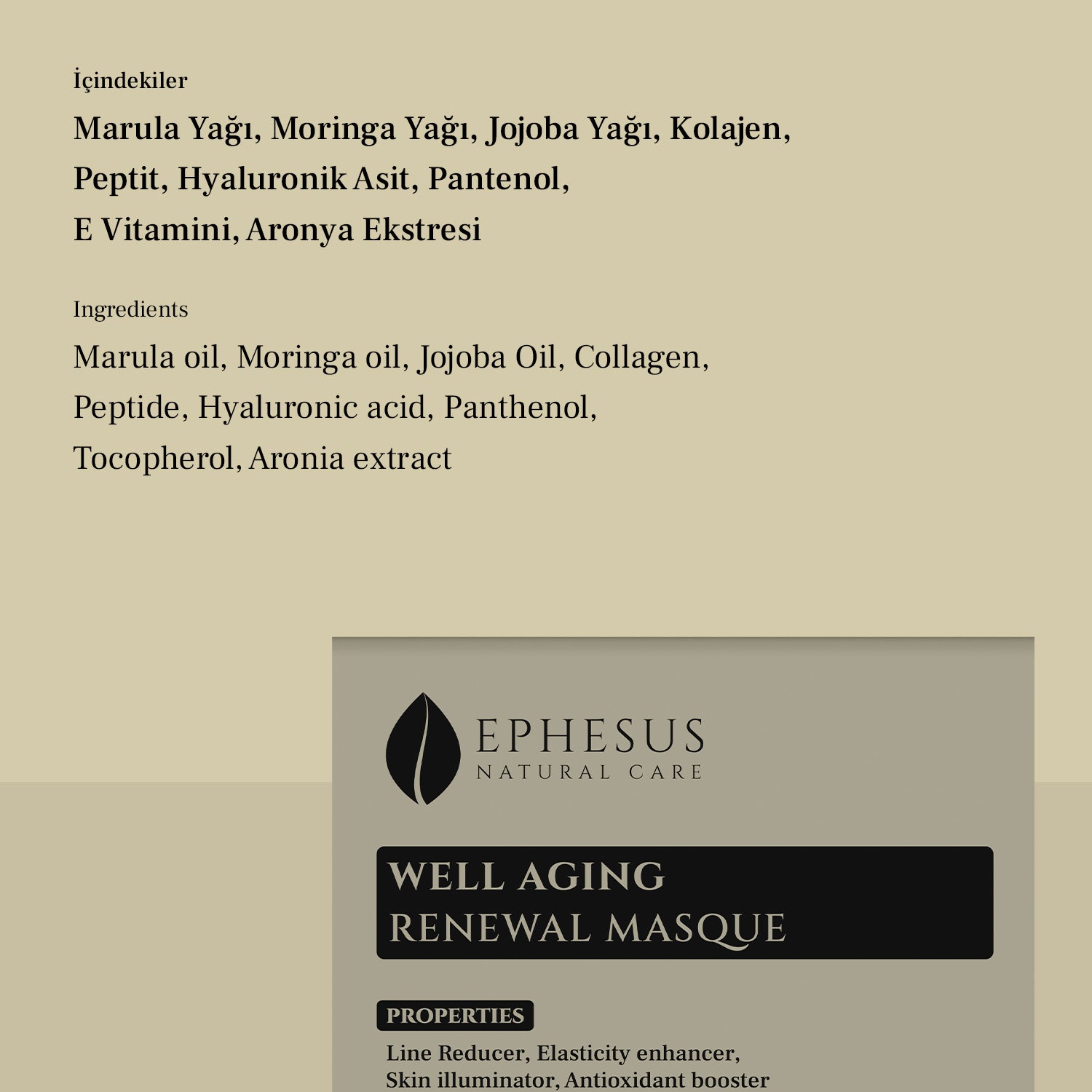 Well Aging Renewal Masque - Çizgi Azaltıcı ve Esneklik Artırıcı Yaşlanma Karşıtı Maske