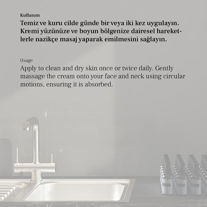 Nemlendirici ve Besleyici Yüz Kremi kullanım talimatları, Ephesus Natural Care
