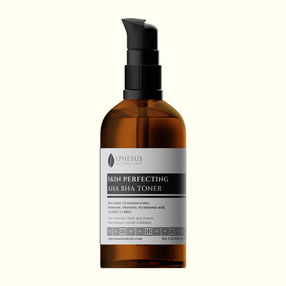 Skin Perfecting AHA BHA Toner - Hassas hariç Tüm Cilt Tiplerine Uygun Ton Eşitleyici ve Hassas Soyucu AHA BHA Tonik