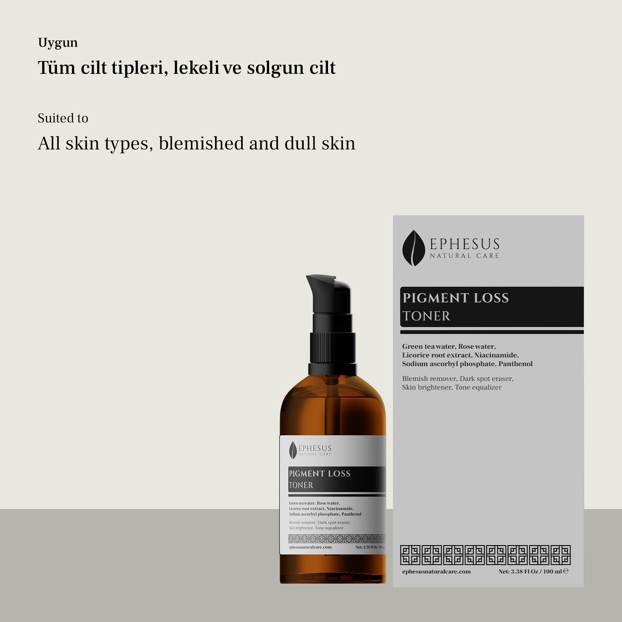 Pigment Loss Toner - Tüm Cilt Tiplerine Uygun İz ve Leke Giderici Tonik