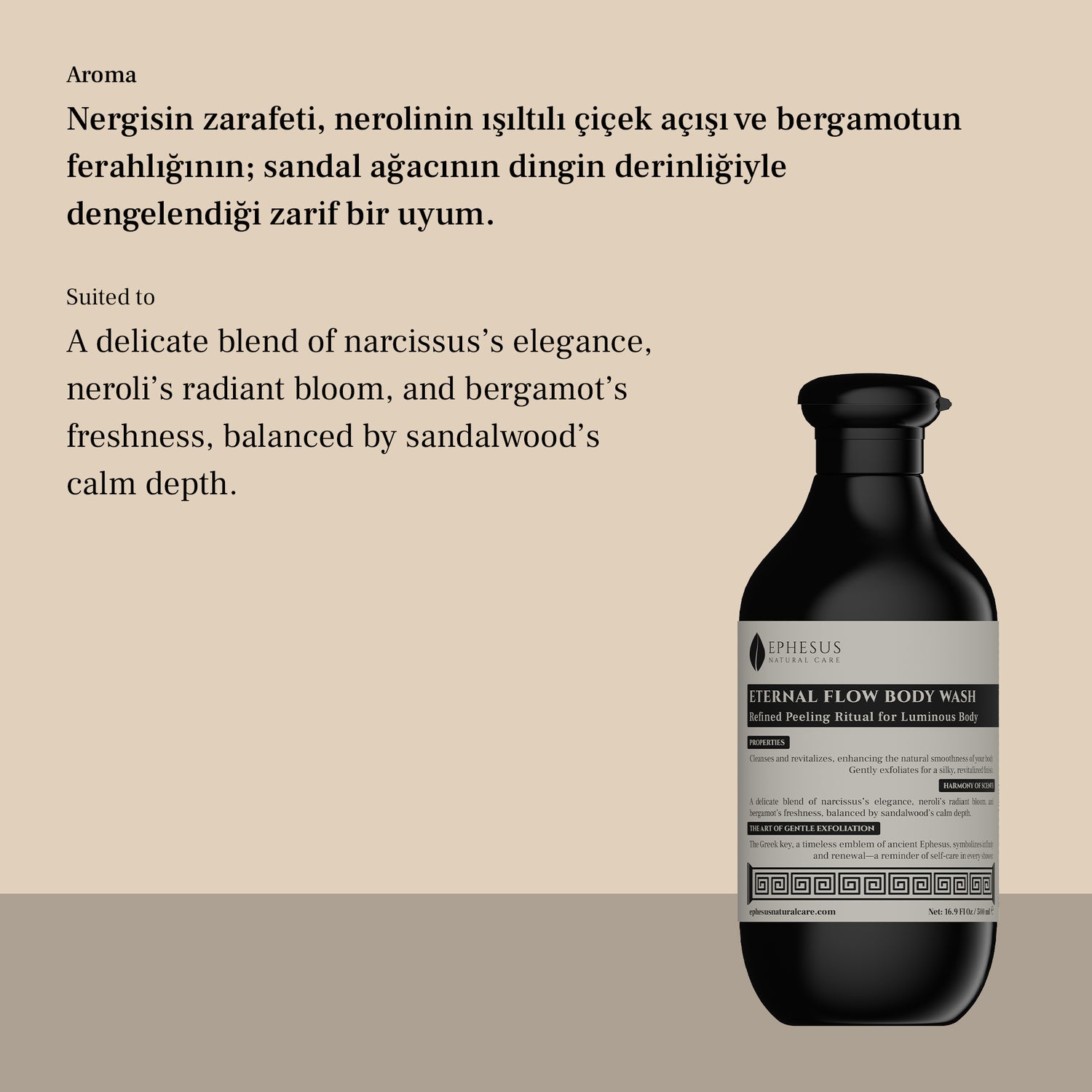Eternal Flow Body Wash - Peeling Etkili Doğal Vücut Jeli