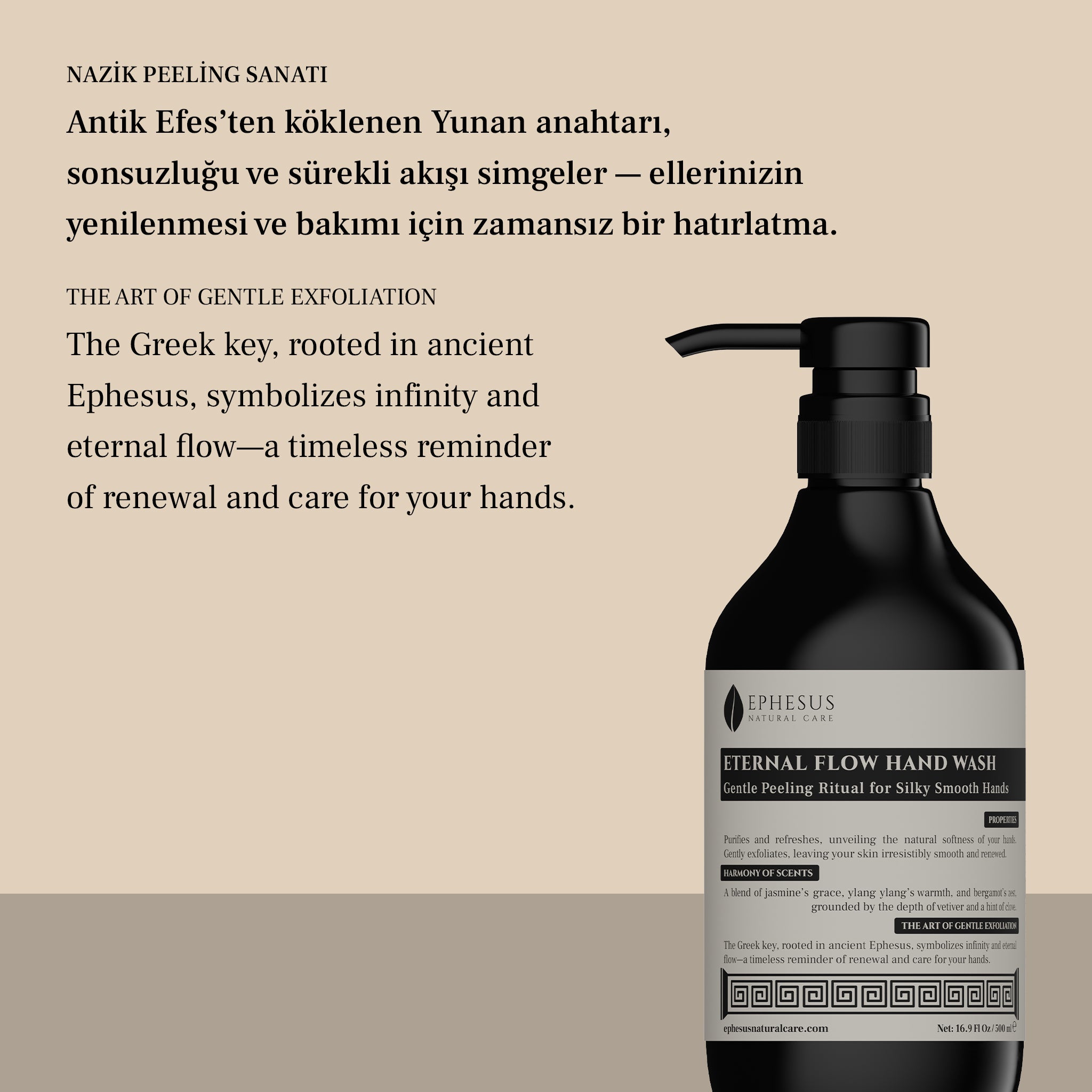 Eternal Flow Hand Wash - Peeling Etkili Doğal El Yıkama Jeli