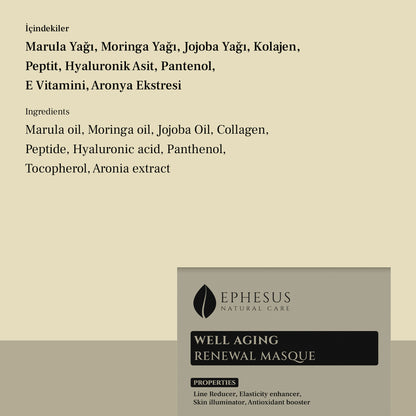 Well Aging Renewal Masque - Çizgi Azaltıcı ve Esneklik Artırıcı Yaşlanma Karşıtı Maske
