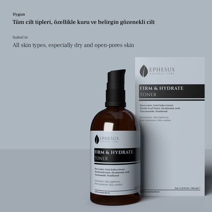 sıkılaştırıcı ve nemlendirici tonik, tüm cilt tiplerine uygun tonik, ephesus natural care
