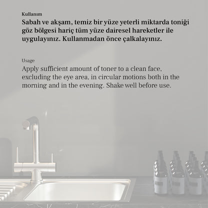 Yoğun Nemlendirici Tonik Kullanma Talimatları - Ephesus Natural Care