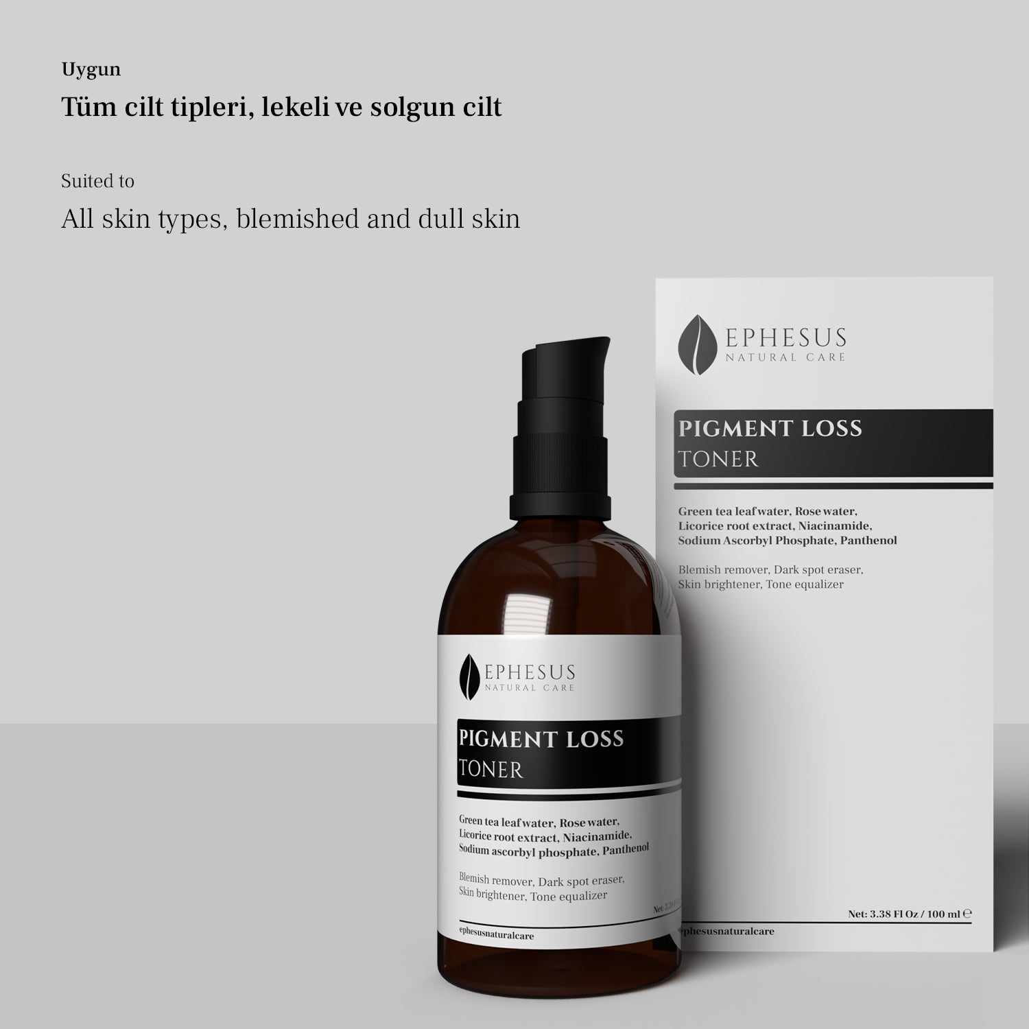 cilt tonu eşitleyici, Leke Giderici Cilt Toniği - Ephesus Natural Care