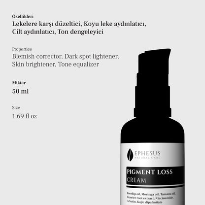 Leke Giderici , İz giderici ve Cilt Tonu Eşitleyici Krem, Ephesus Natural Care