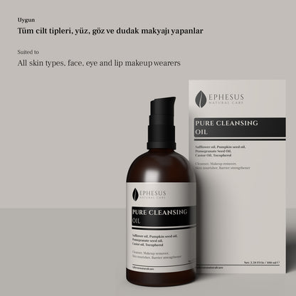 Makyaj Temizleme Yağı, tüm cilt tiplerine uygun, Ephesus Natural Care