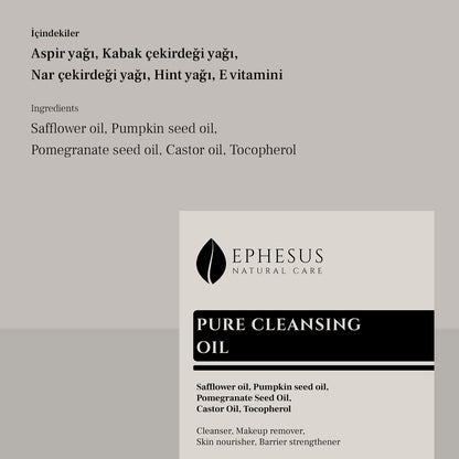 Makyaj Temizleme Yağı İçindekiler, Ephesus Natural Care